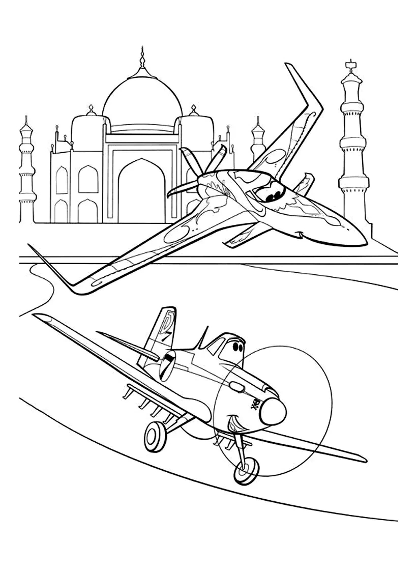 Planes Coloring Page To Print For Free - Planes Coloring Pages inside Free Planes Printables