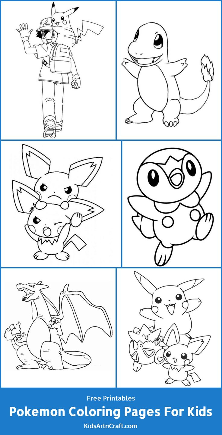 Pokemon Coloring Pages For Kids – Free Printables for Pokemon Printables Free