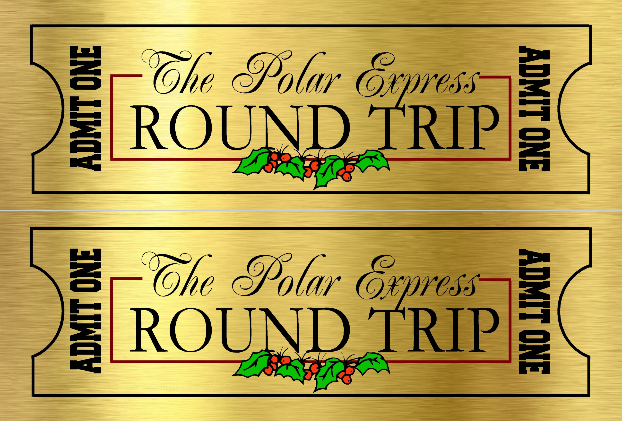 Polar Express Ticket – The Idea Door for Free Polar Express Printable Tickets