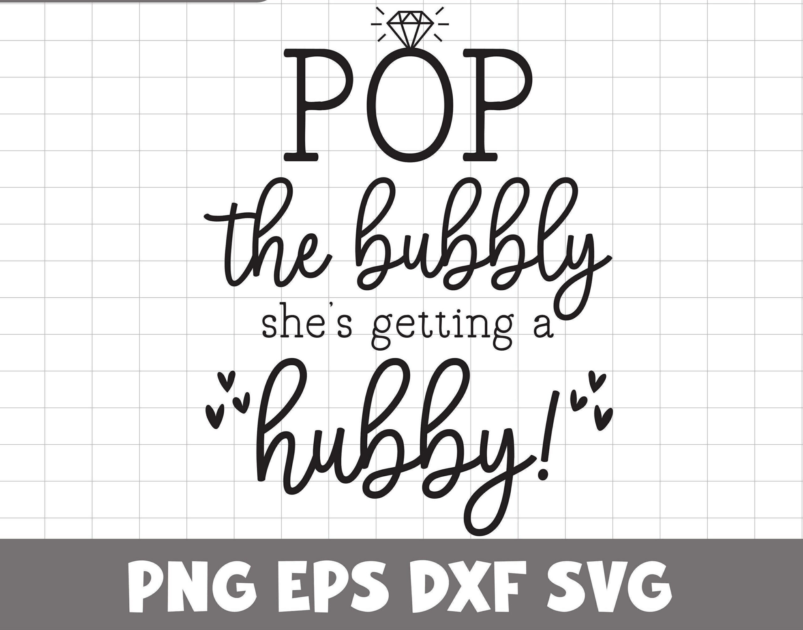 Pop The Bubbly Hubby - Etsy inside Pop The Bubbly She'S Getting A Hubby Free Printable