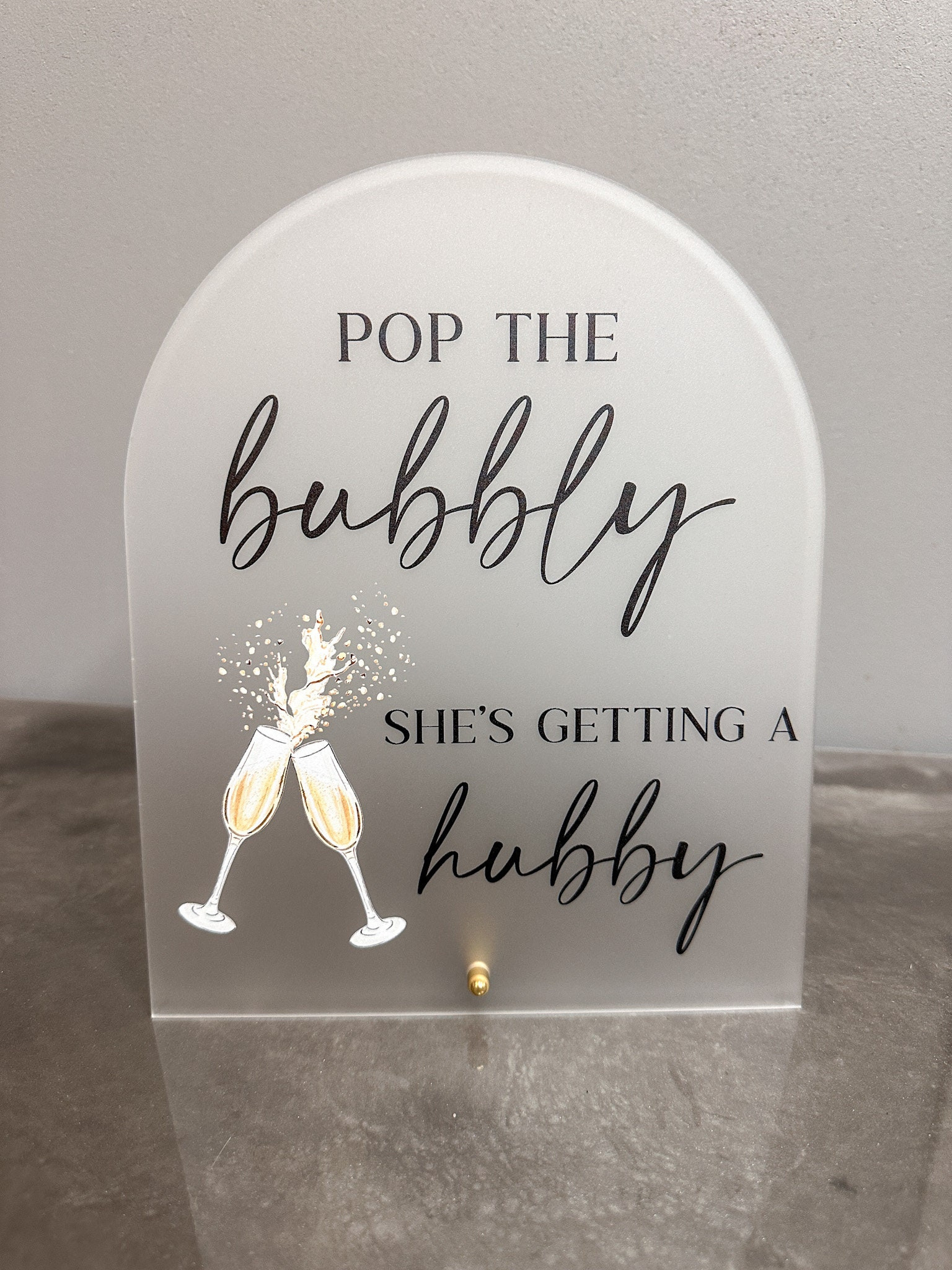 Pop The Bubbly Hubby - Etsy pertaining to Pop The Bubbly She's Getting A Hubby Free Printable
