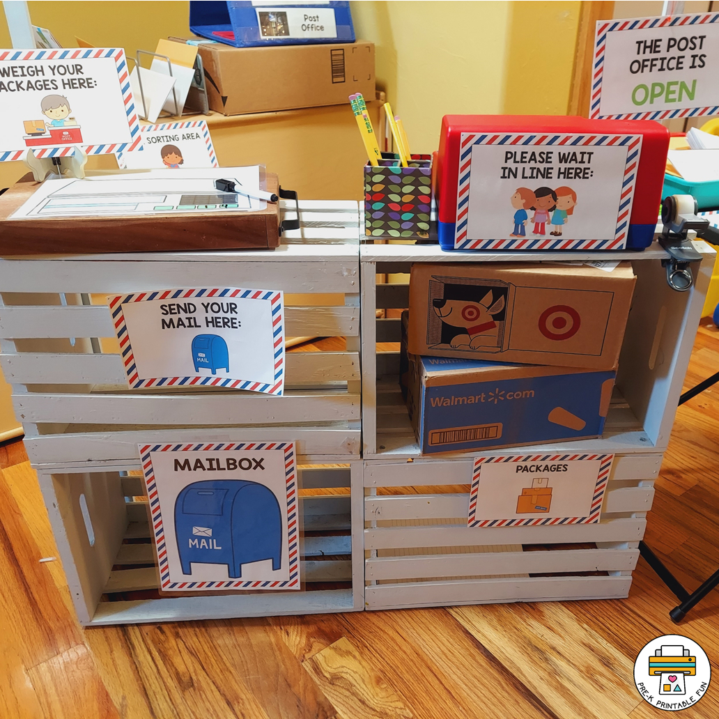 Post Office Dramatic Play Pack - Pre-K Printable Fun throughout Post Office Dramatic Play Free Printables
