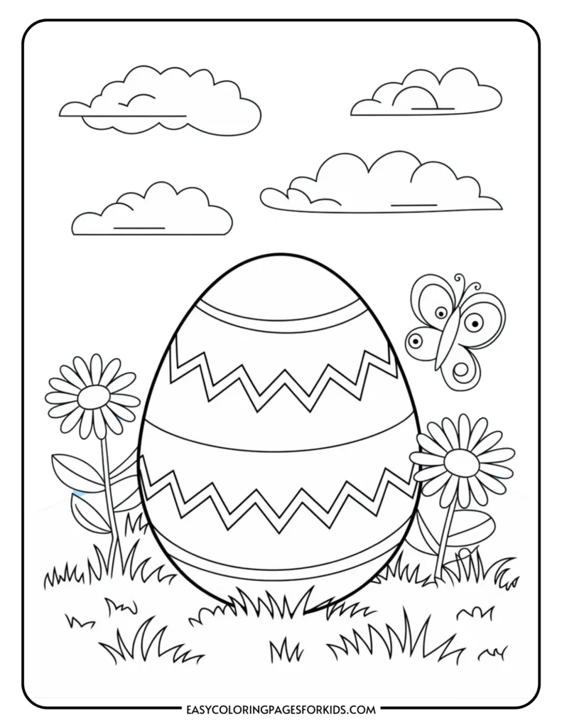 Preschool Easter Egg Coloring Pages (15 Free Printable Pages throughout Easter Egg Coloring Pages Free Printable