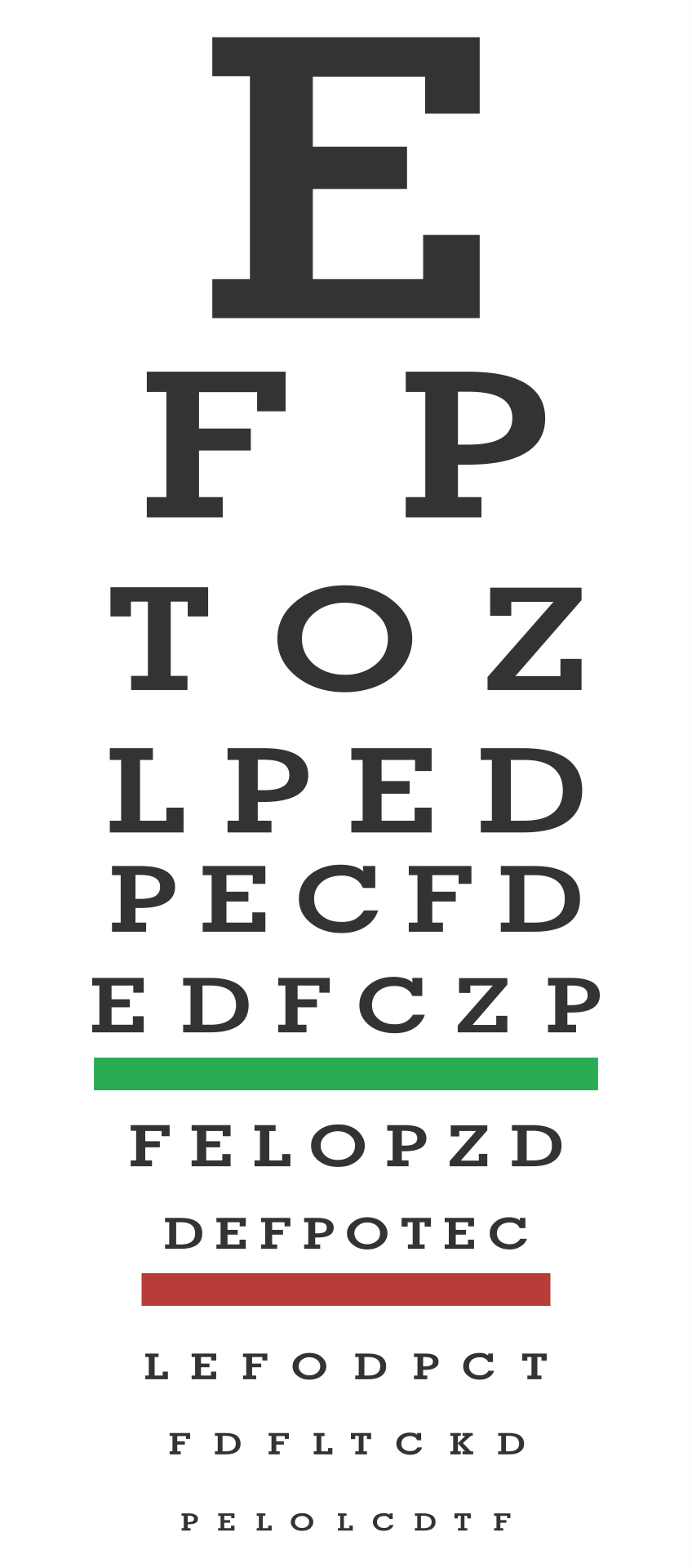 Preschool Eye Charts - 10 Free Pdf Printables | Printablee regarding Eye Exam Chart Printable Free