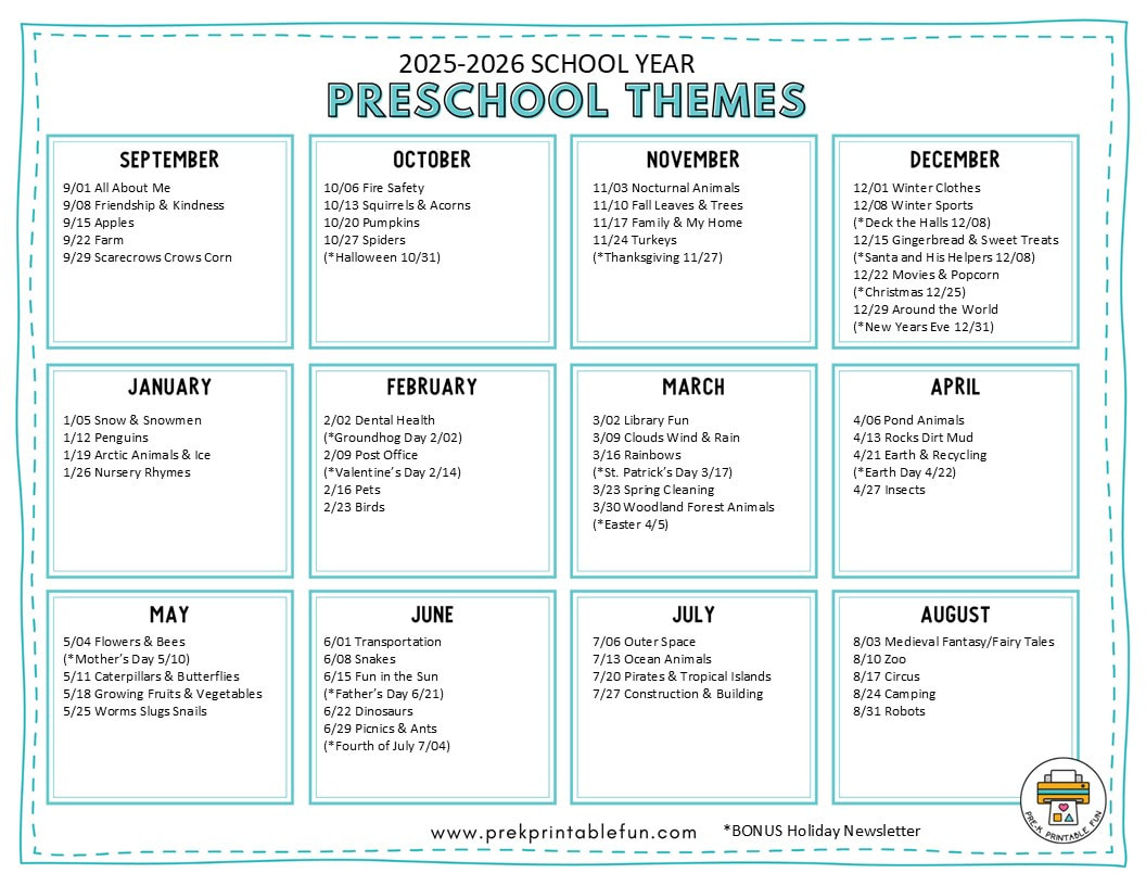 Preschool Lesson Plans - Pre-K Printable Fun regarding Free Printable Pre K Curriculum