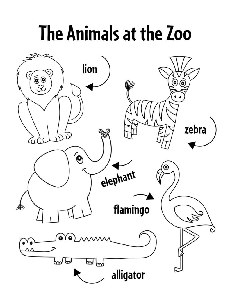 Preschool Zoo Theme Lesson Plan With Free Zoo Printables! The for Free Zoo Printables For Preschool