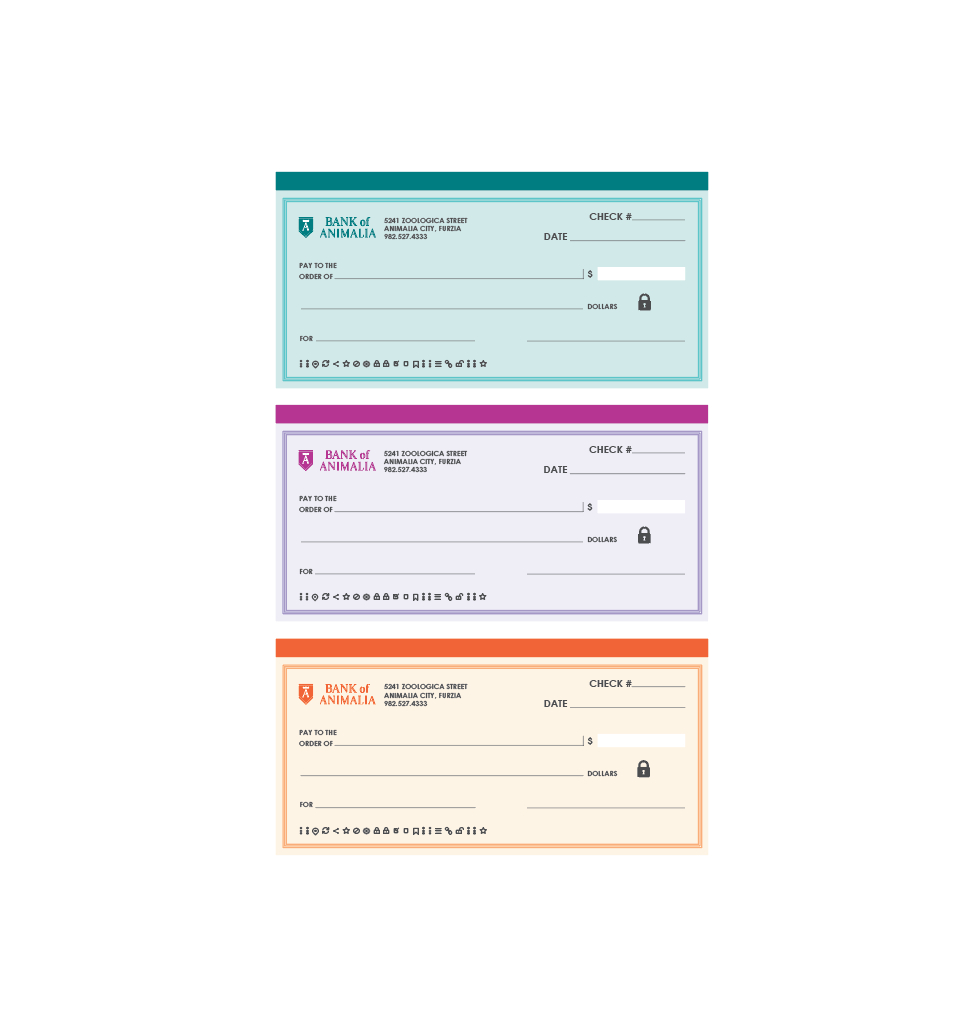 Pretend Checkbook — Play With Cmyk - Free Printables in Free Printable Checks
