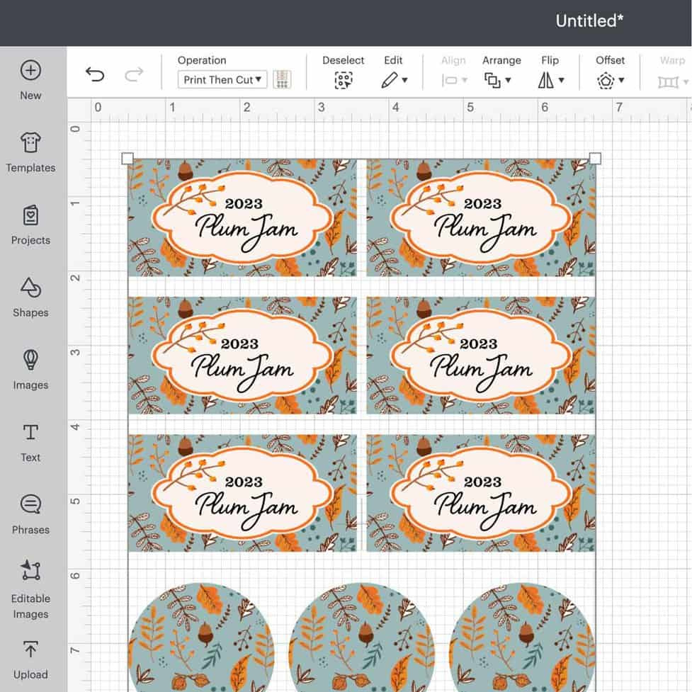 Pretty Jam Labels | Free Printable Labels Template regarding Free Printable Jam Labels