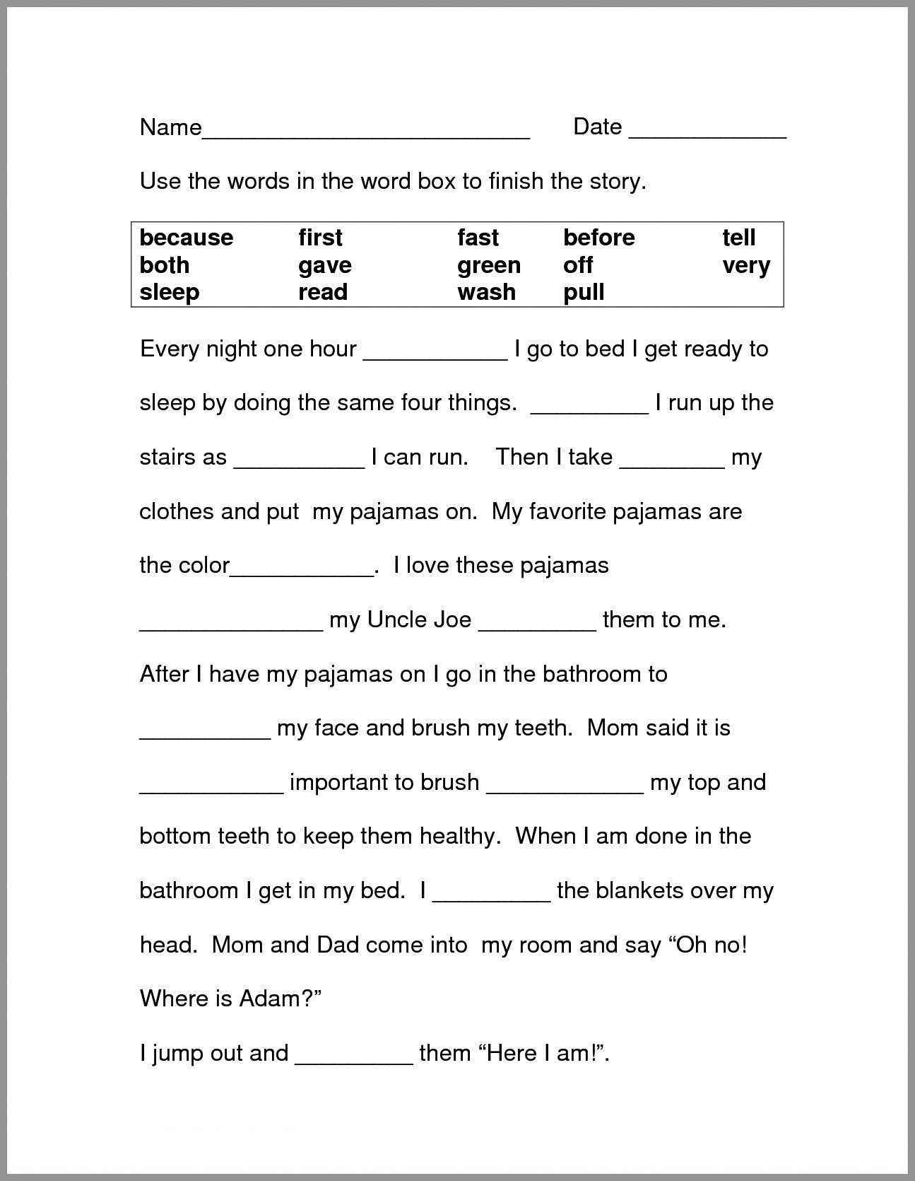 Printable 2Nd Grade Ela Worksheets For Kids Online - Worksheets inside Free Printable Grammar Worksheets For 2Nd Grade