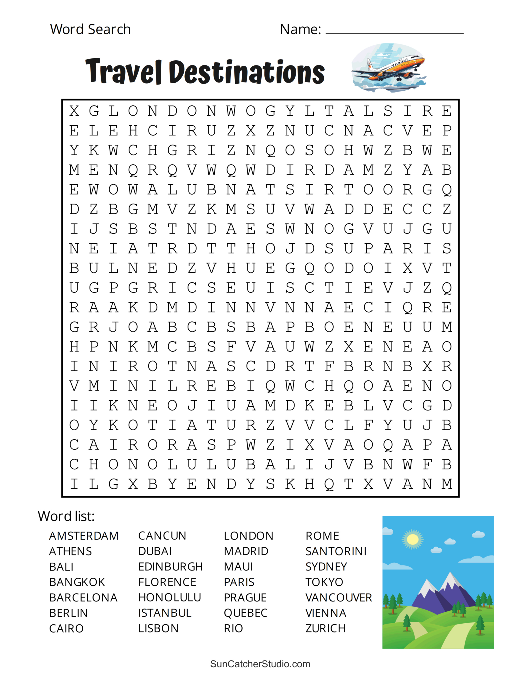 Printable Adult Word Search Puzzles (Word Find) – Free Printables with Free Printable Word Search Puzzles