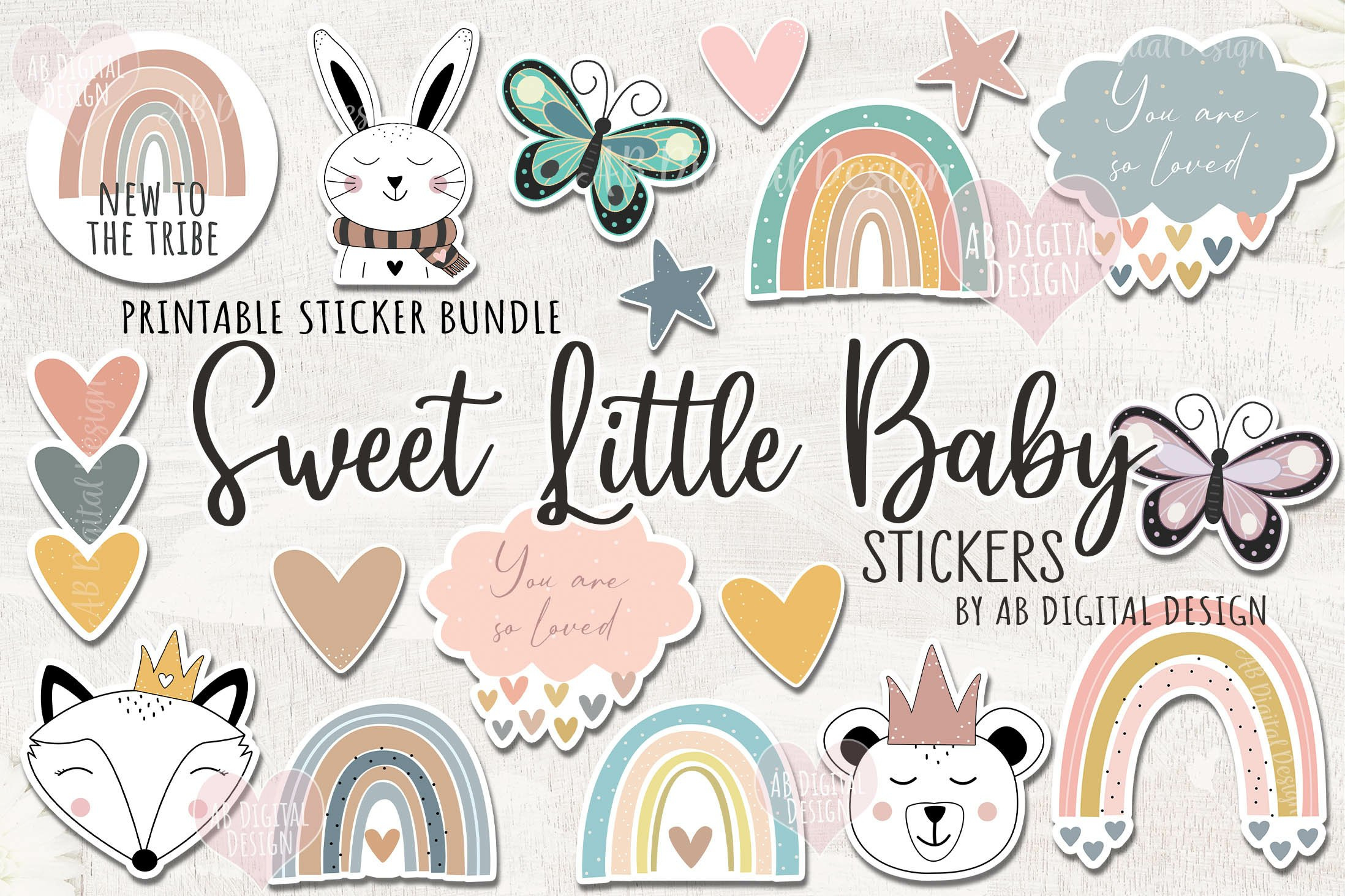 Printable Baby Scrapbook Stickers, Baby Journal with regard to Free Printable Scrapbook Decorations