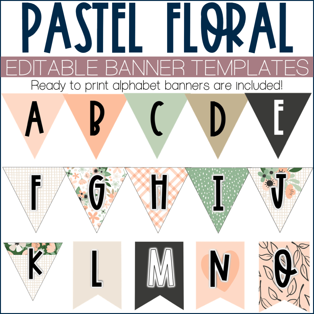 Printable Banner Templates — Stephanie Nash | A Touch Of Class within Printable Banner Letters Template Free