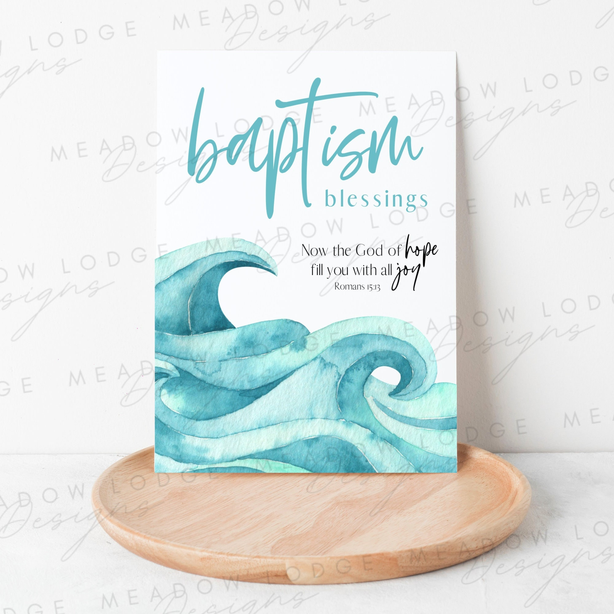 Printable Baptism Card, Instant Download Teen Christian Baptism inside Free Printable Baptism Greeting Cards