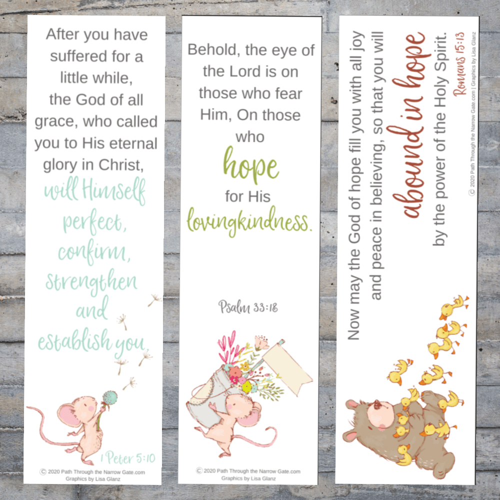 Printable Bible Verse Bookmarks - Kids Bible Teacher for Free Printable Bookmarks With Bible Verses