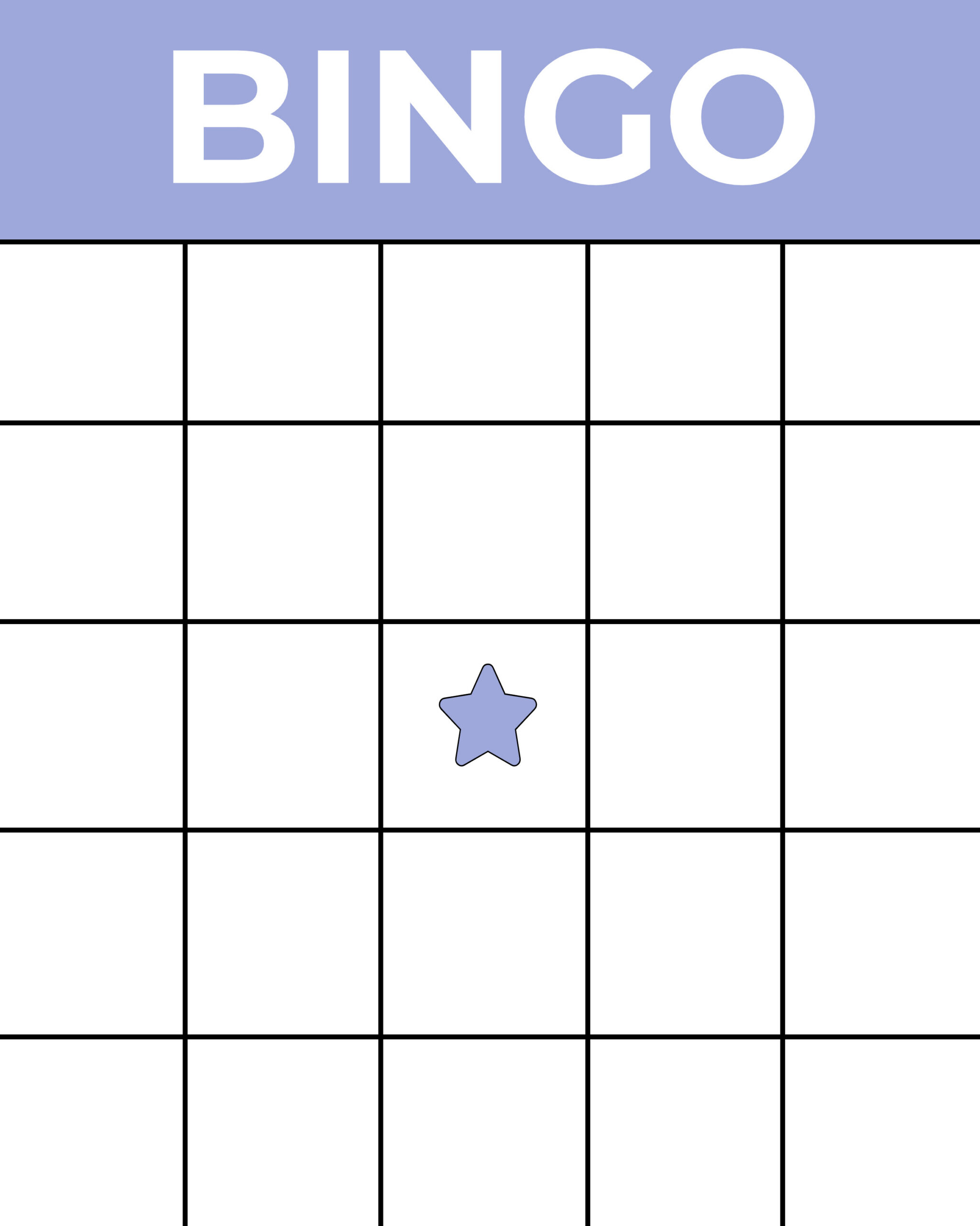 Printable Bingo Card Template - Worksheets Library for Free Printable Bingo Maker
