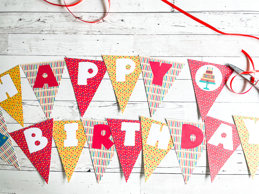 Printable Birthday Banner in Free Printable Happy Birthday Banner