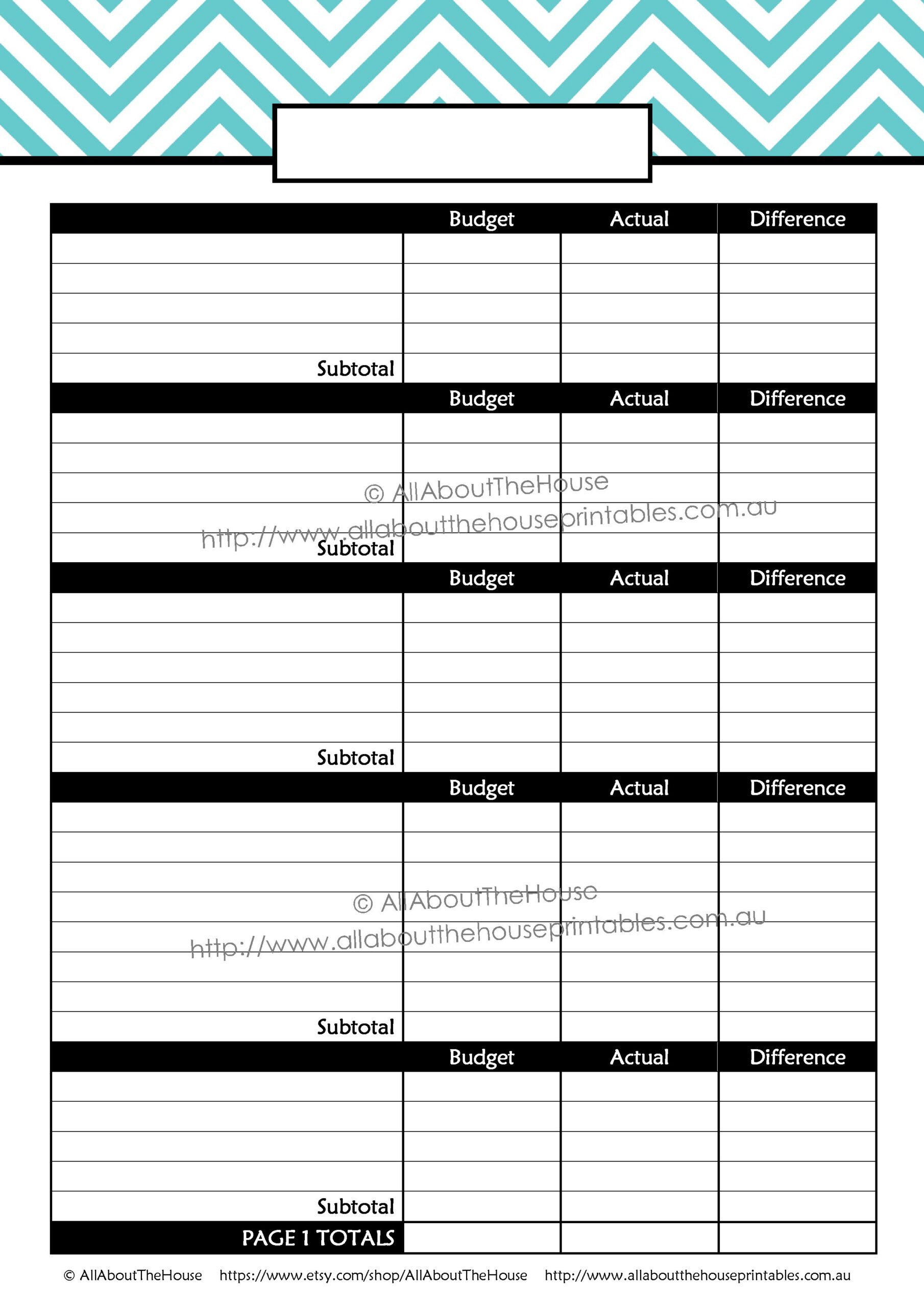 Printable Budget Planner/Finance Binder Update - Worksheets Library with regard to Budget Binder Printables 2018 Free