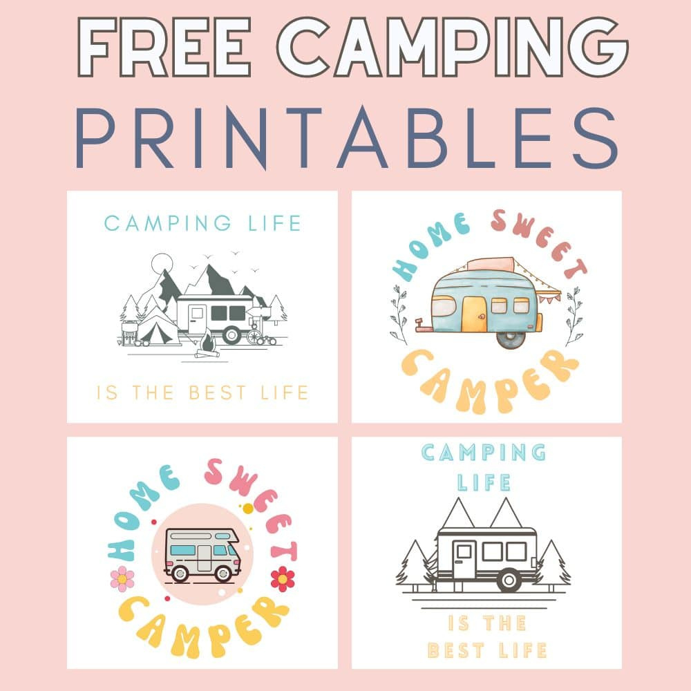 Printable Camping Signs - The Girl Creative with regard to Free Printable Camping Signs