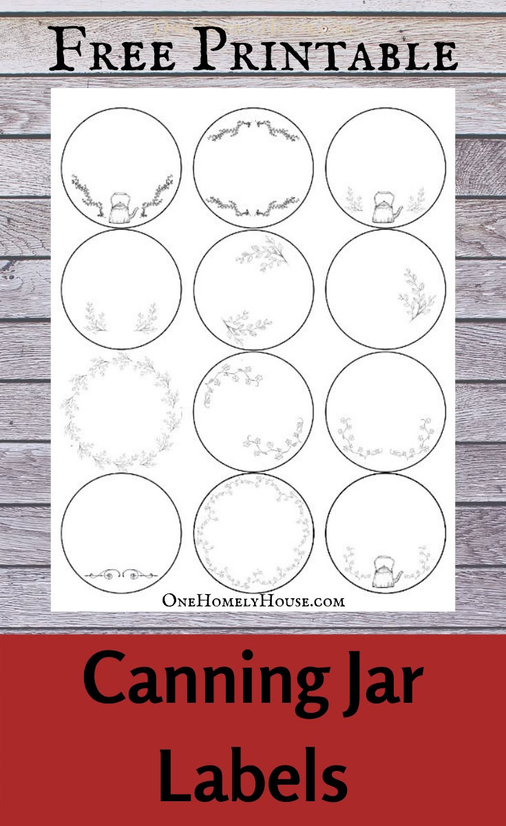 Printable Canning Jar Labels in Free Printable Mason Jar Labels Template
