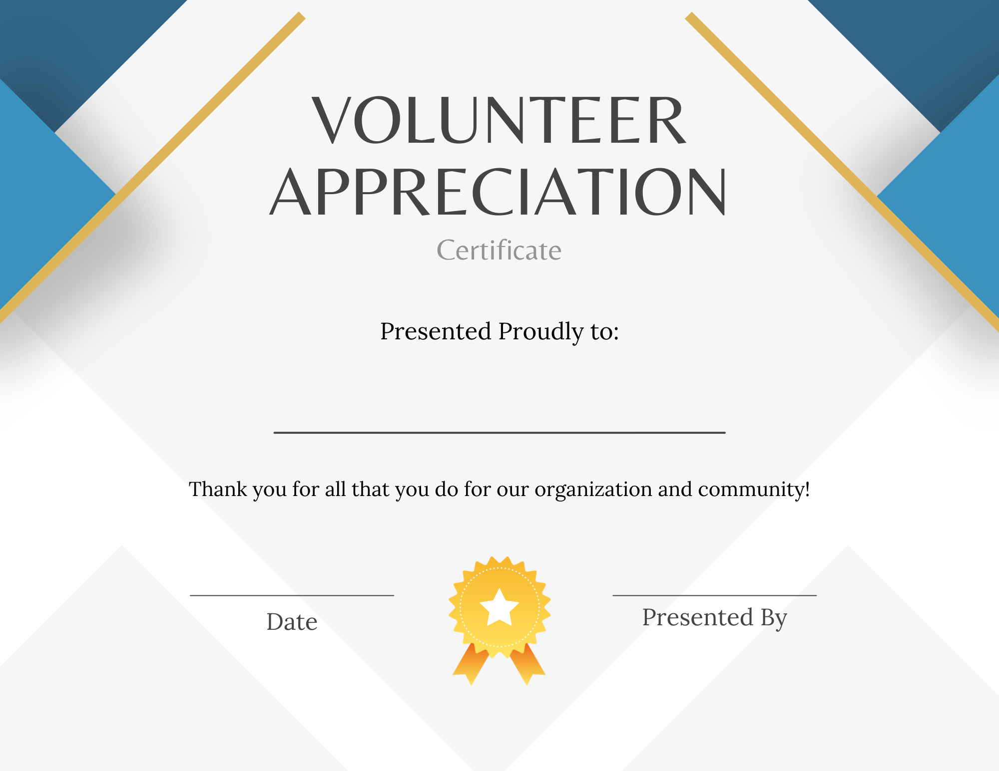 Printable Certificates For Volunteer Appreciation | Signup within Free Printable Volunteer Certificates Of Appreciation