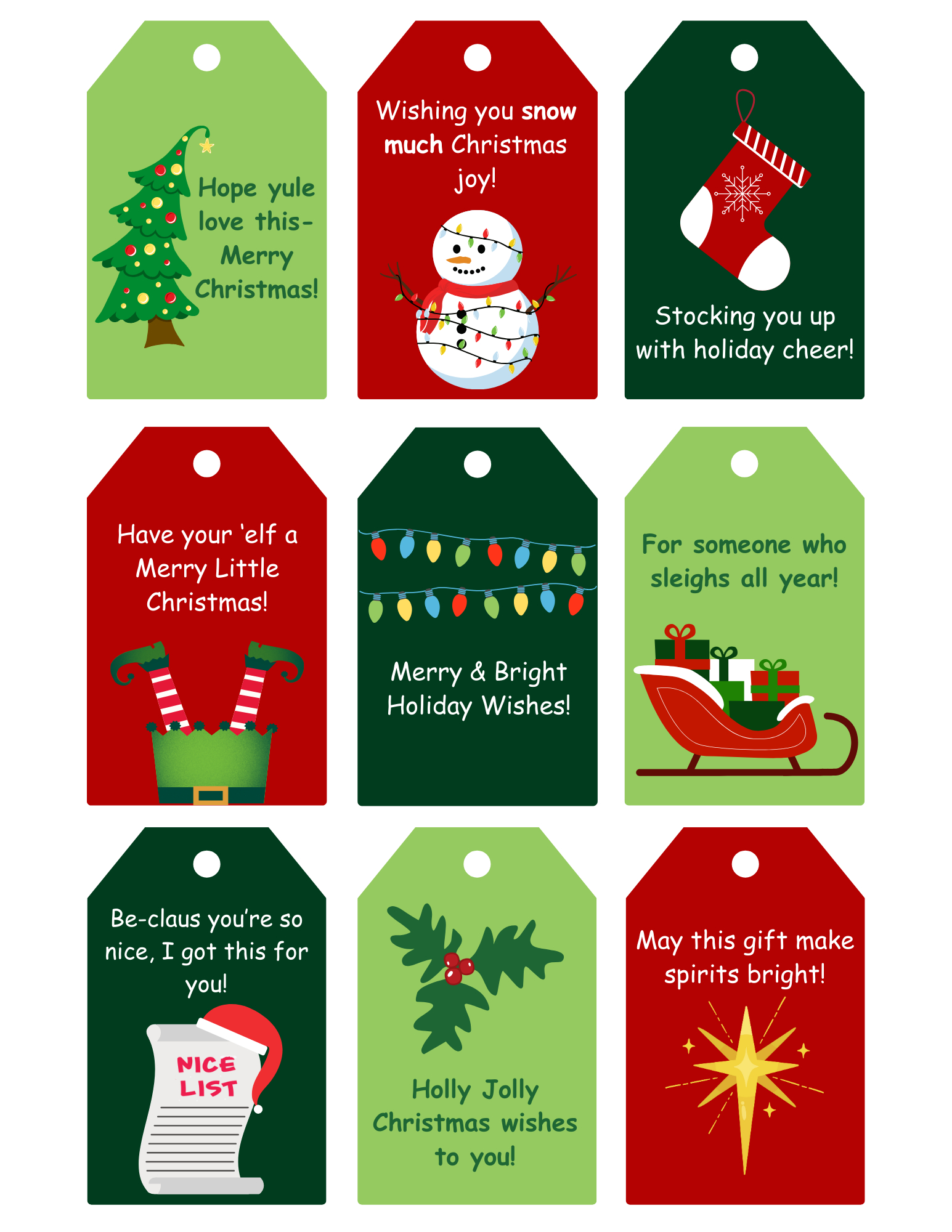 Printable Christmas Gift Tags | Signup intended for Christmas Name Tags Free Printable