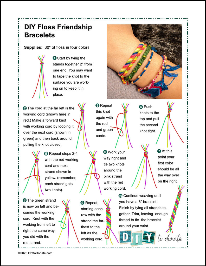 Printable Cord Bracelet Patterns Printable Friendship Bracelet within Free Printable Friendship Bracelet Patterns