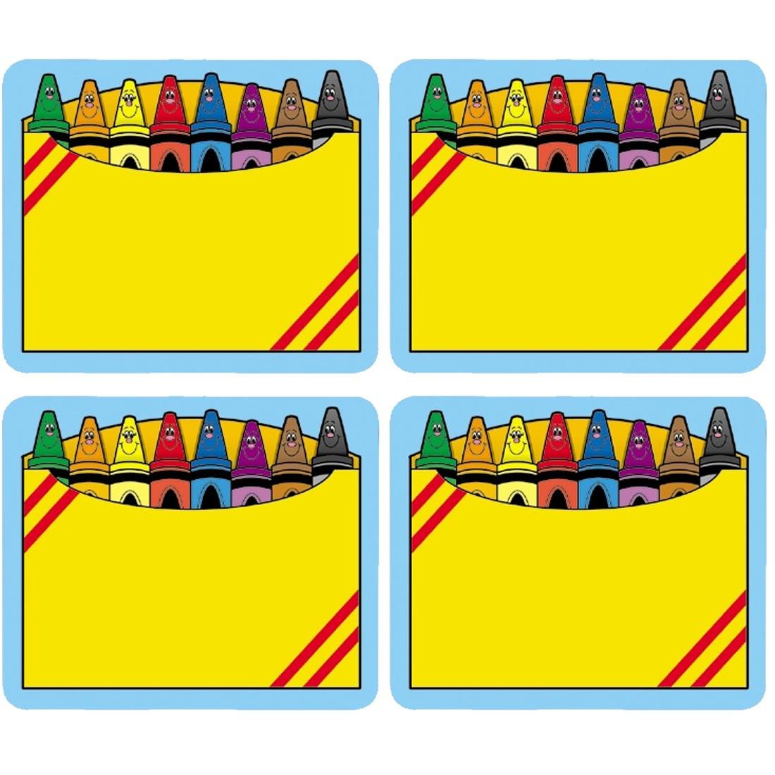 Printable Crayon Name Tags - Printable Bingo Cards within Free Printable Crayon Name Tags