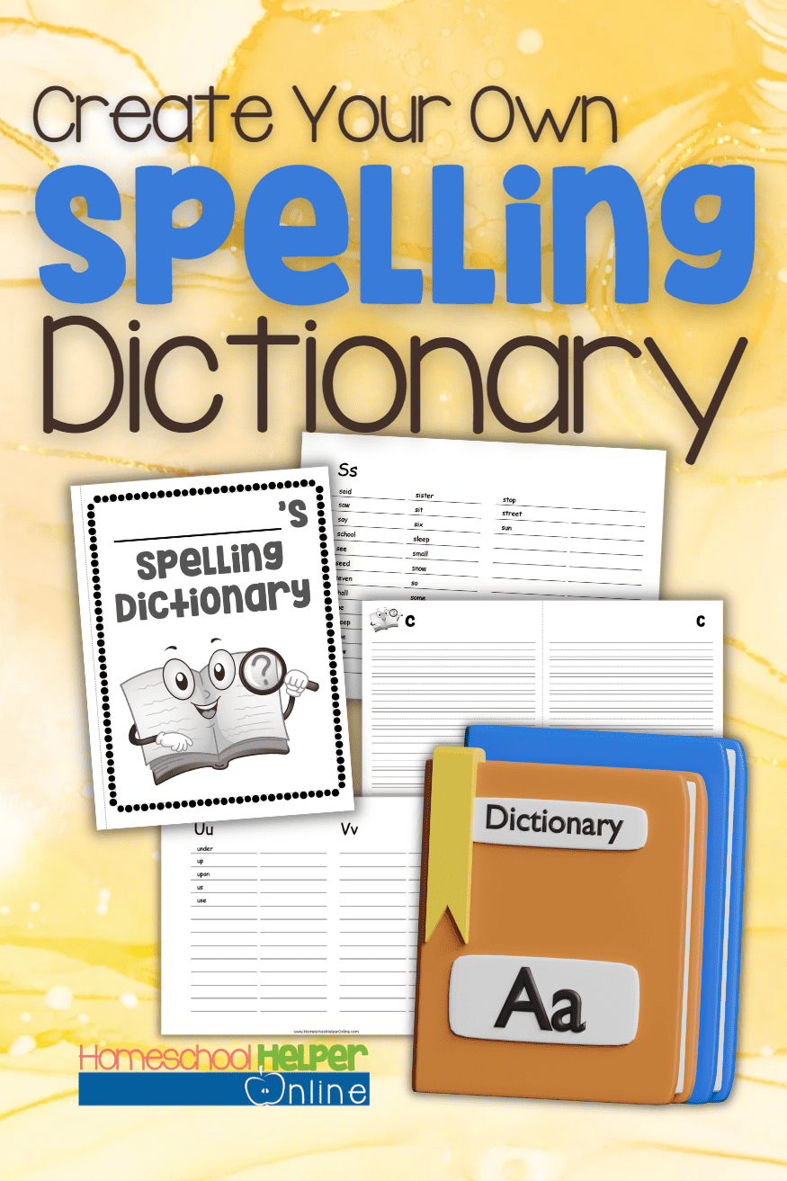 Printable Create Your Own Spelling Dictionary For Elementary throughout My Spelling Dictionary Printable Free