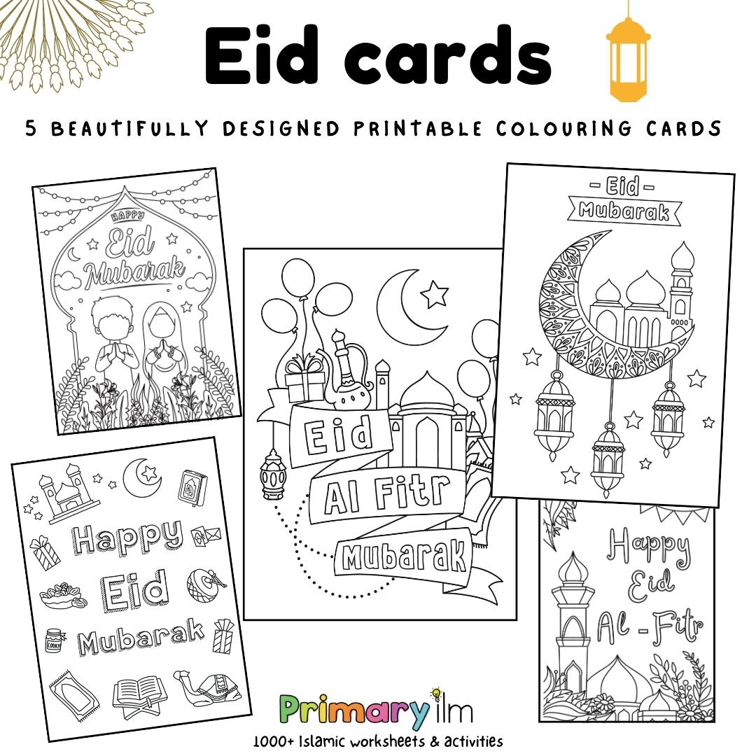 Printable Eid Cards - Primary Ilm intended for Eid Cards Free Printable