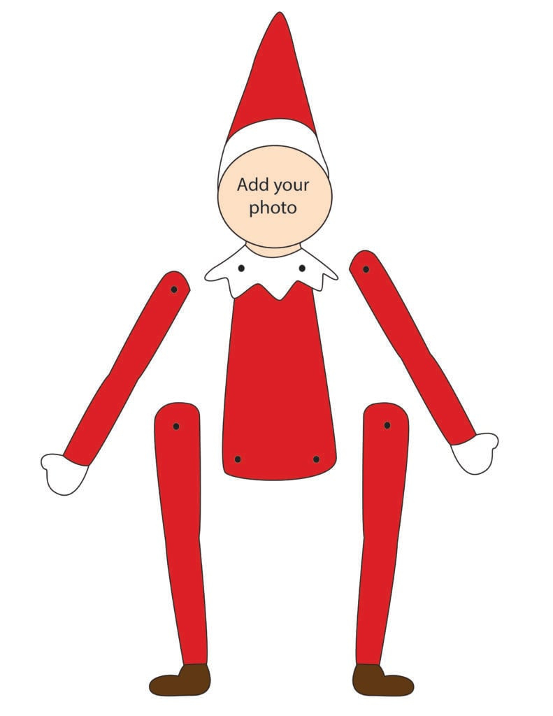 Printable Elf Template (3 Options) - Freebie Finding Mom inside Free Printable Elf Pattern