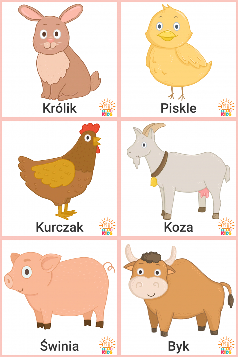 Printable Flashcards For Kids – Farm Animals | Amax Kids inside Free Printable Farm Animal Flash Cards