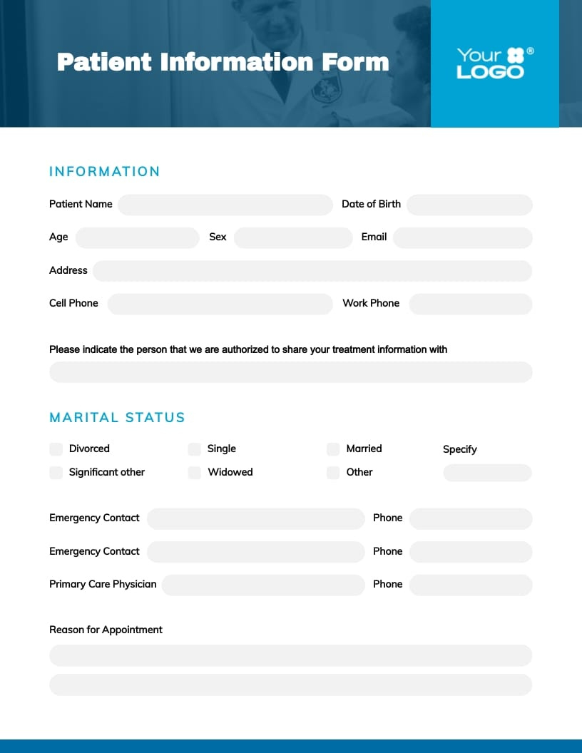 Printable Form Templates To Customize | Visme inside Free Printable Form Maker