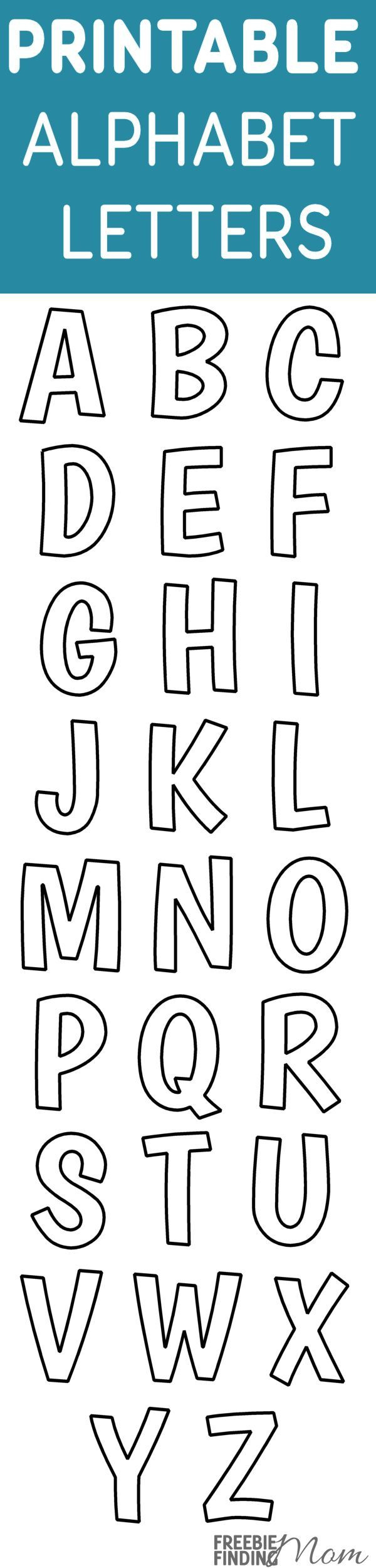 Printable Free Alphabet Templates regarding Free Printable Alphabet Stencil Patterns