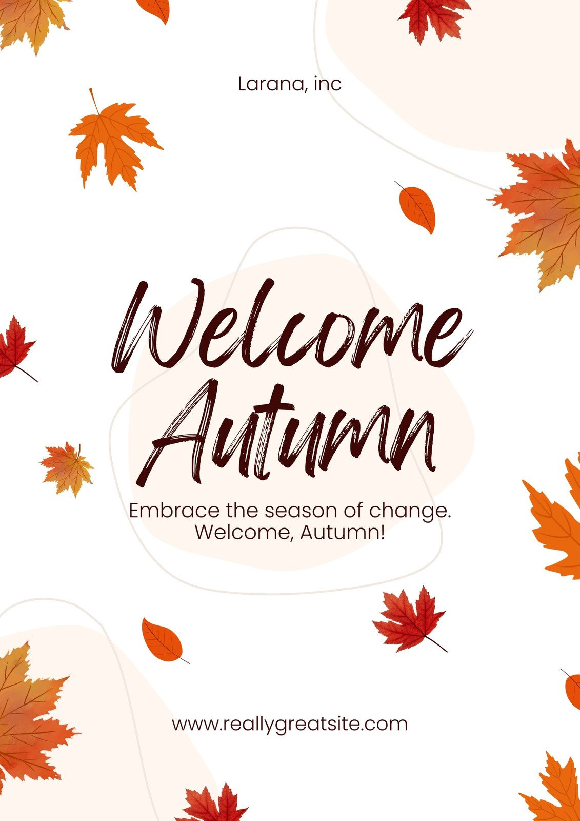 Printable Free To Edit Fall Flyer Templates | Canva in Free Printable Fall Flyer Templates
