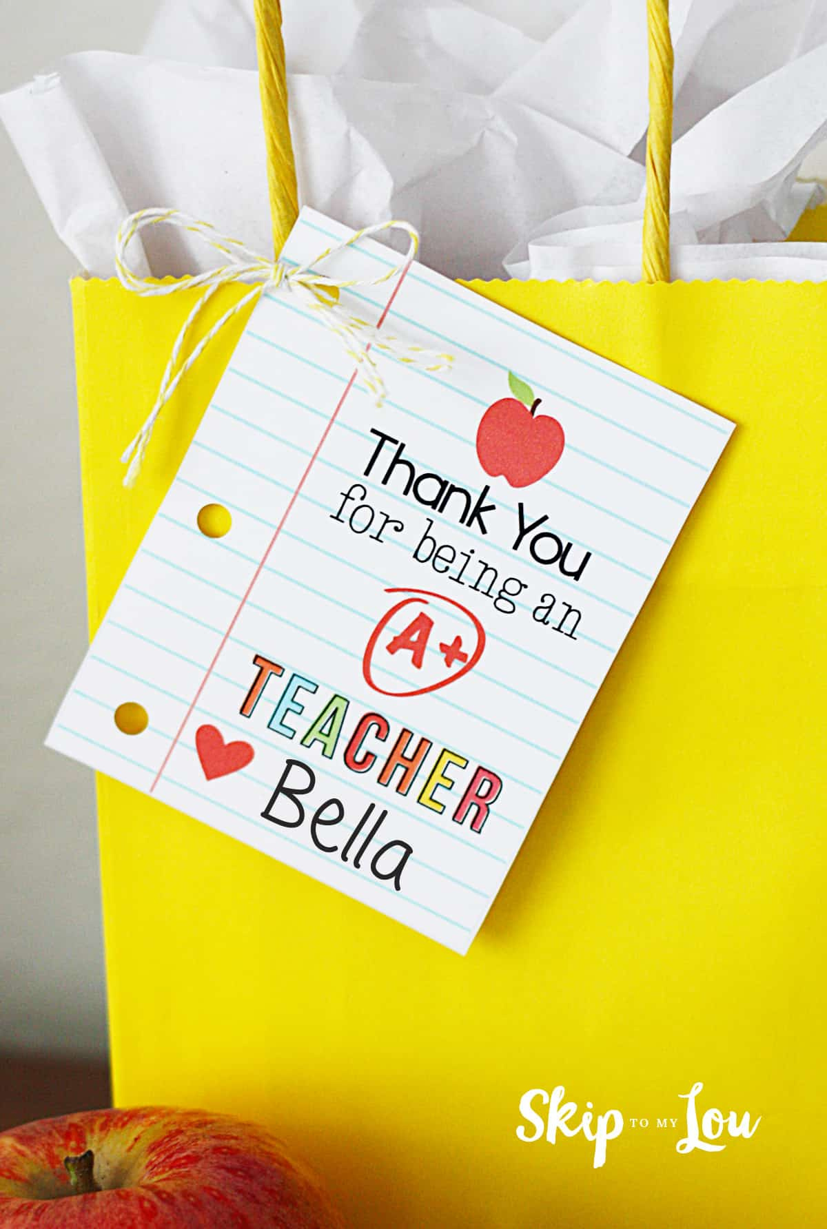 Printable Gift Tags {Teacher Gifts} inside Teacher Gift Tags Printable Free