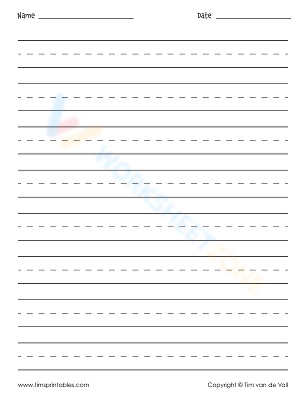 Printable Grade 2 Blank Handwriting Worksheets with Free Printable Blank Handwriting Worksheets