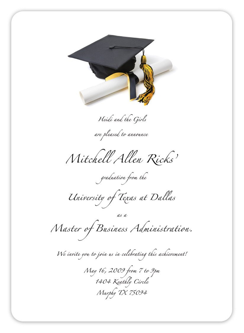 Printable Graduation Party Invitations - Worksheets Library throughout Free Printable Graduation Invitations 2014