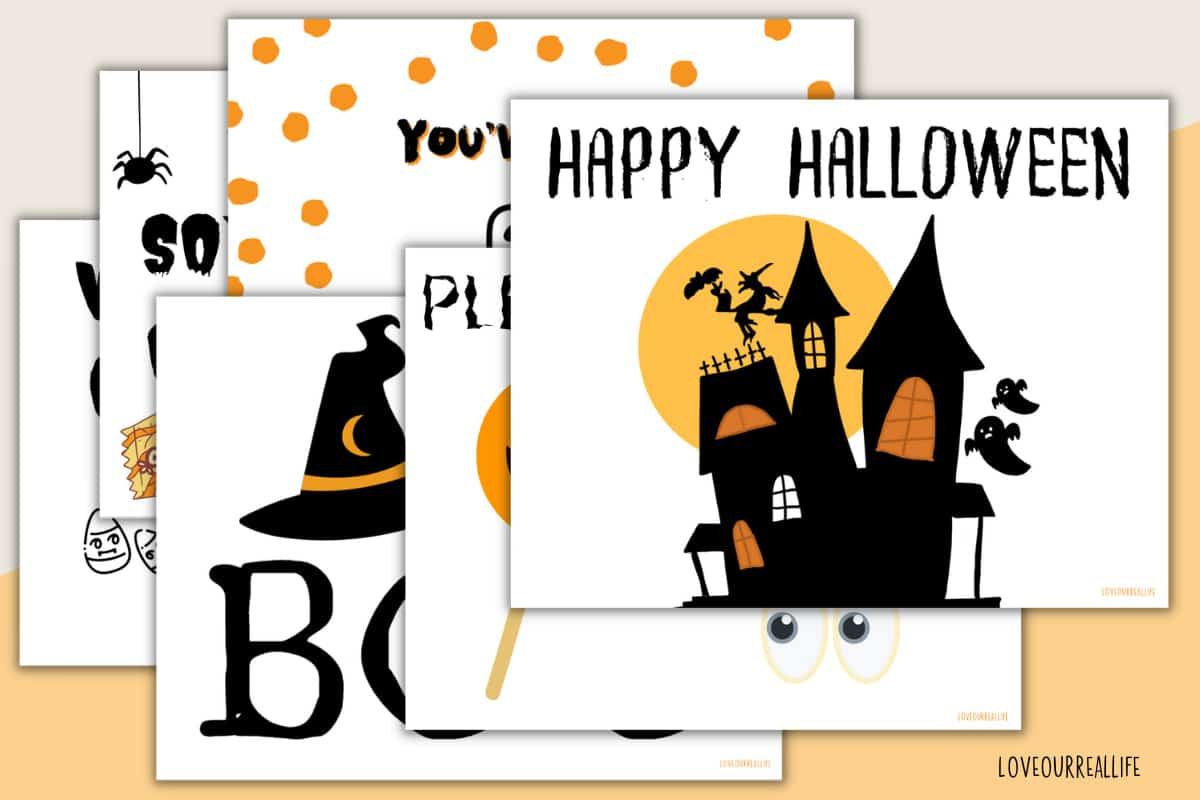 Printable Happy Halloween Sign - 19+ Free Printables ⋆ Love Our within Free Printable Halloween Party Decorations