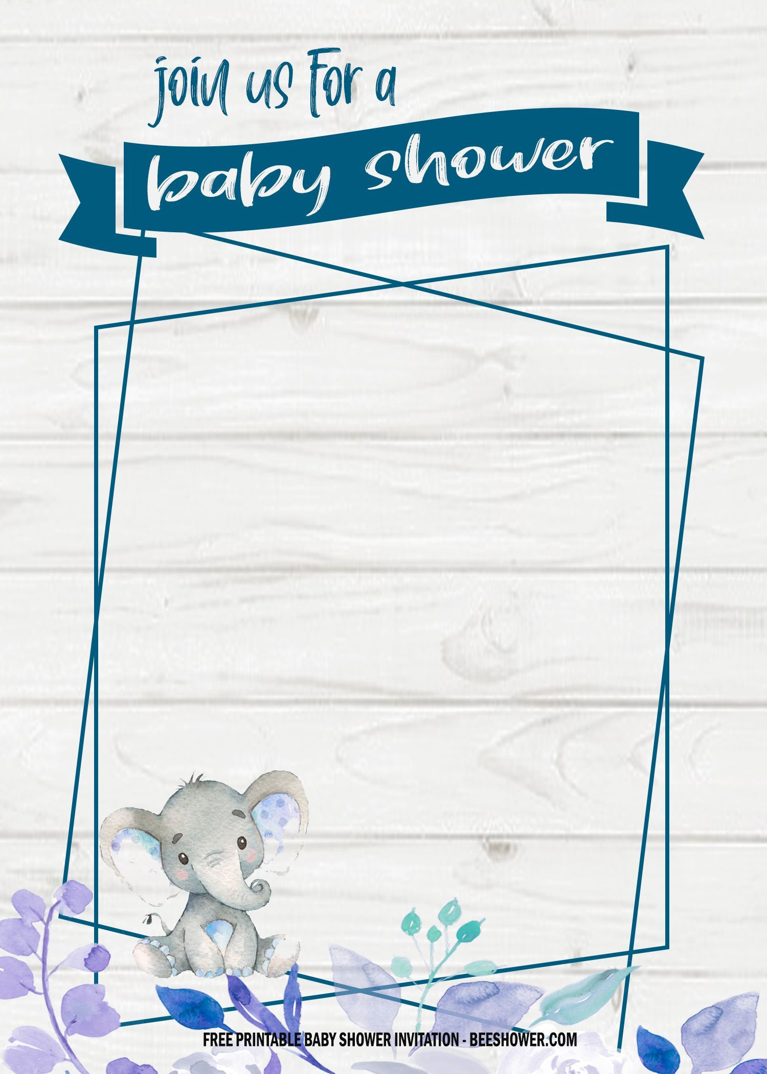 Printable Invitations Elephant Baby Shower Invites Boy Boy Little for Free Printable Baby Shower Invitations For Boys