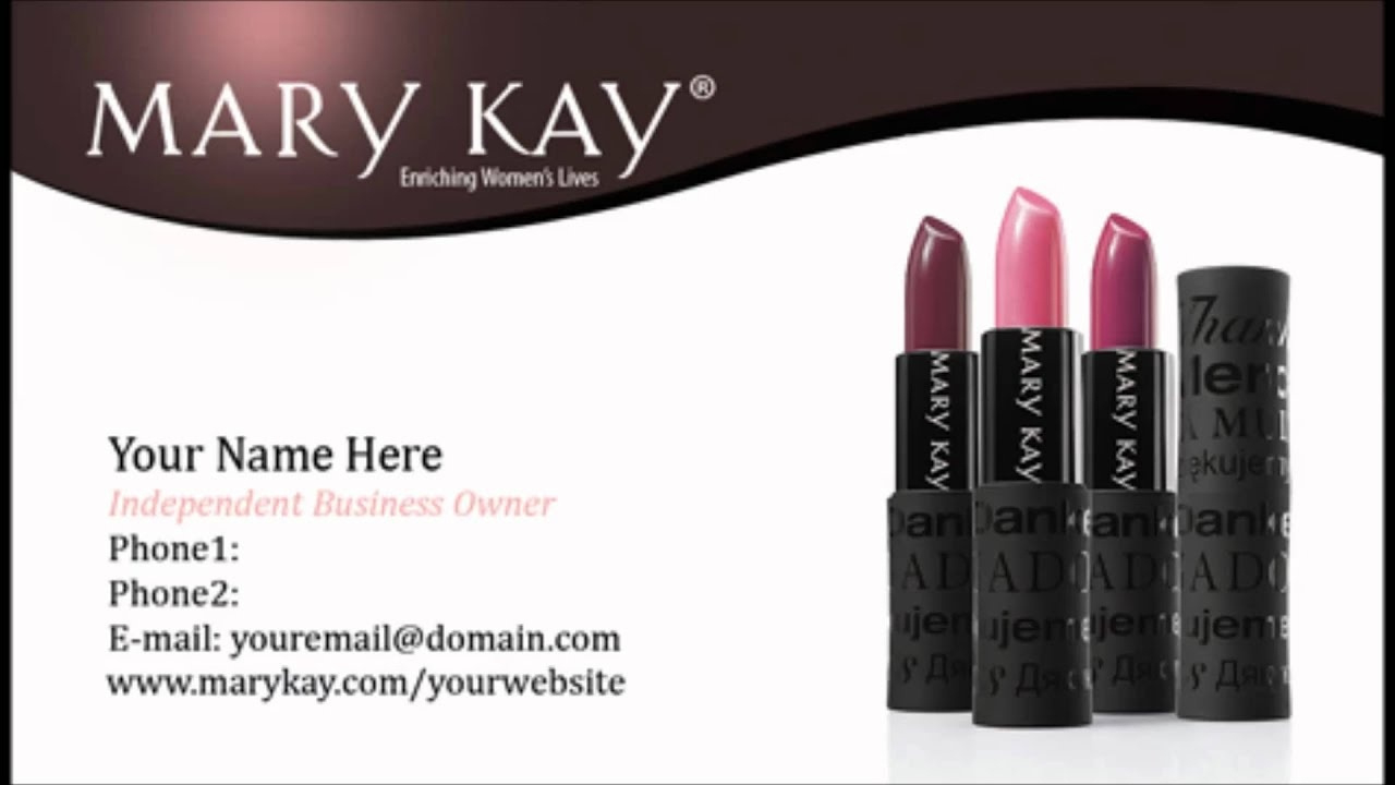 Printable Mary Kay Business Cards: Enhancing Your Professional within Free Printable Mary Kay Business Cards