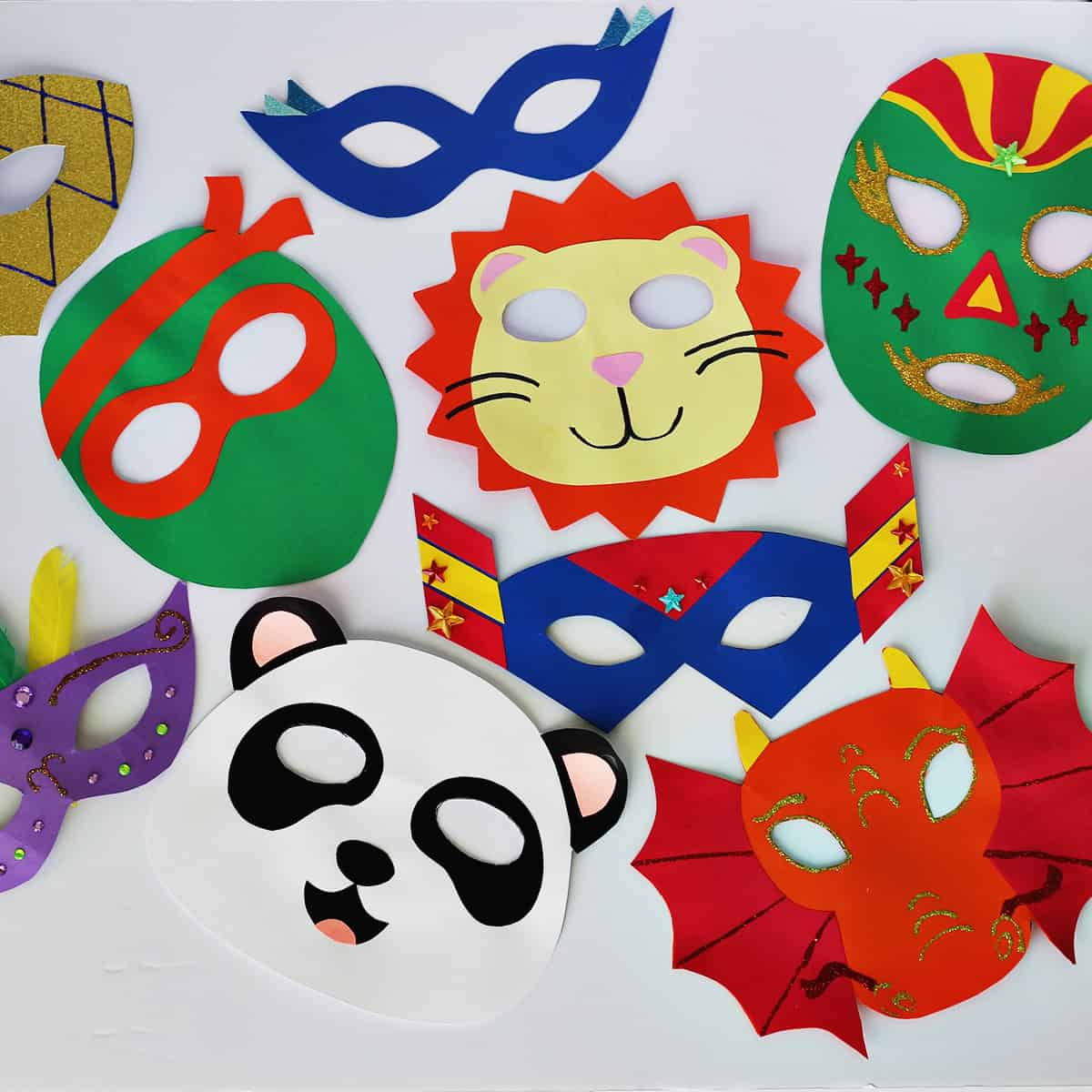 Printable Mask Template For Kids - Childhood Magic pertaining to Free Printable Paper Masks
