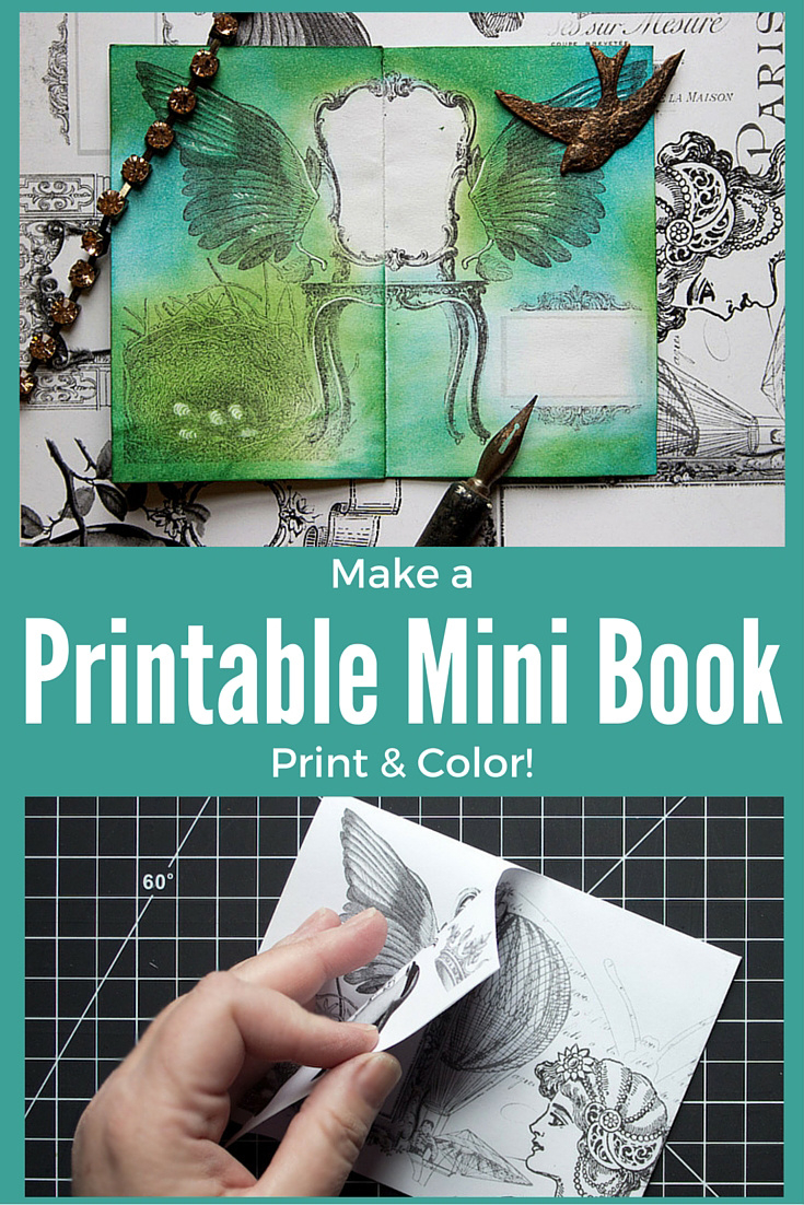Printable Mini-Book! One Piece Of Paper Is All It Takes! regarding Free Printable Mini Books
