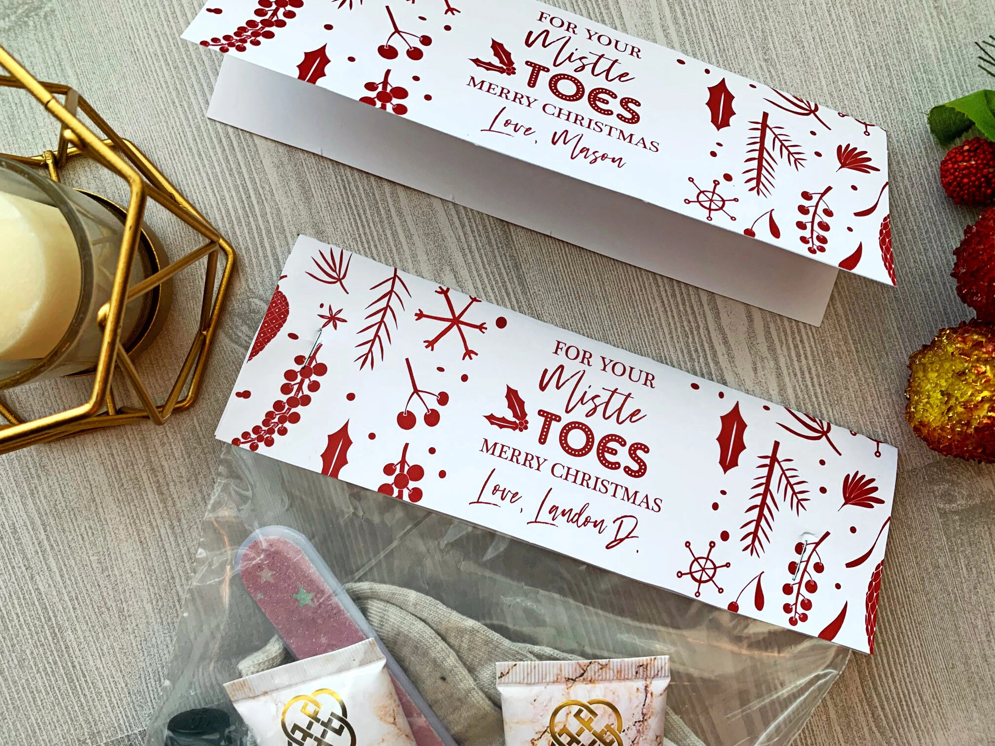 Printable “Mistletoes” Gift Tag Freebie — E-Three Design Studio intended for Free Printable Mistletoe Tags
