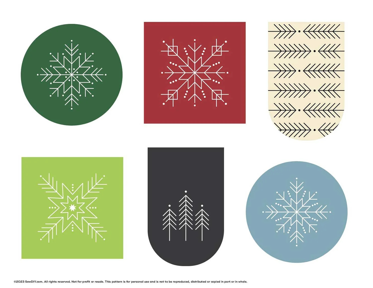 Printable Modern Holiday Gift Tags — Free Pdf Download — Sew Diy regarding Diy Christmas Gift Tags Free Printable