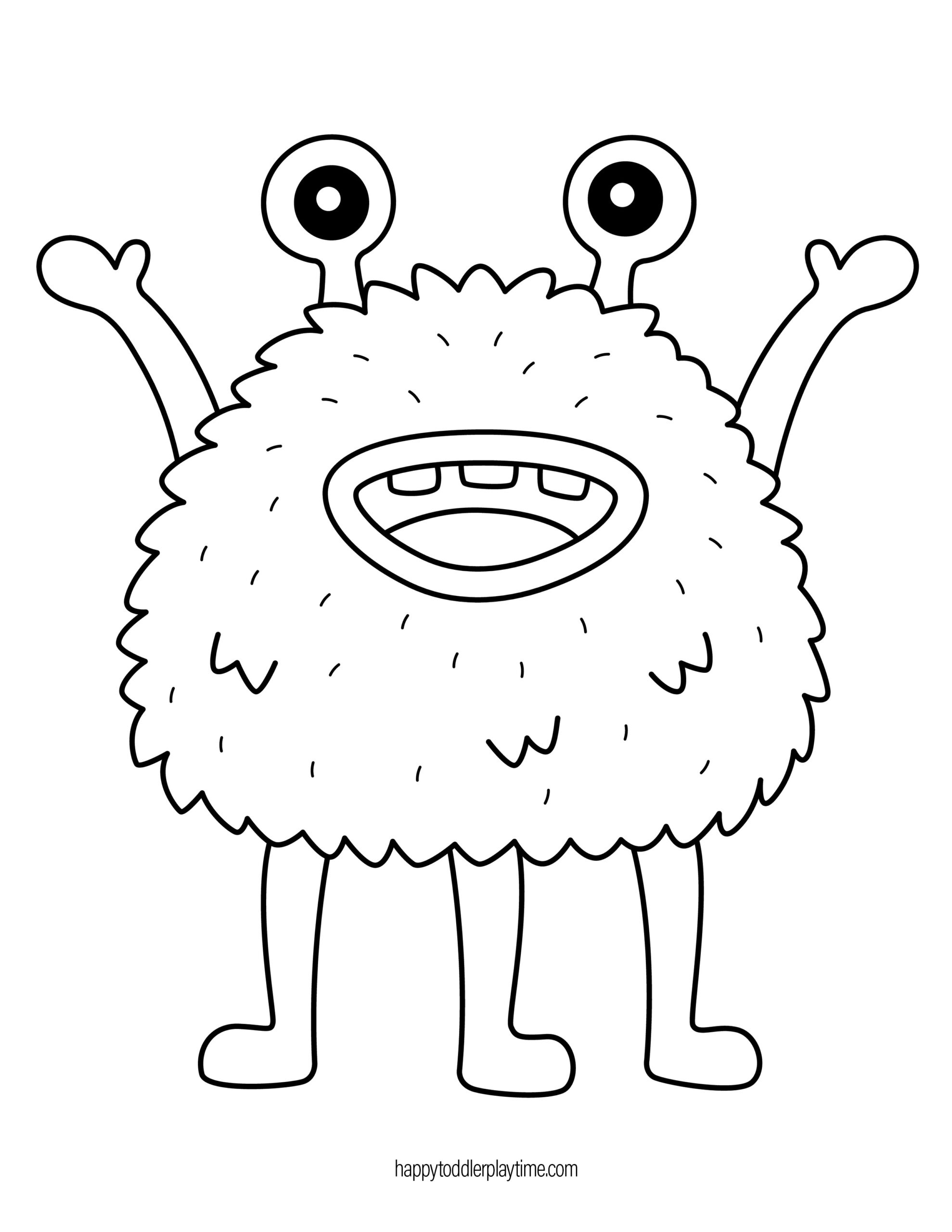Printable Monster Templates For Kids&amp;#039; Activities And Crafts within Free Printable Monster Templates