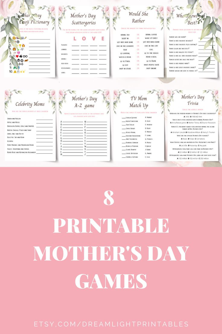 Printable Mother&amp;#039;S Day Games For Kids And Adults, Mother&amp;#039;S Day inside Free Printable Mother&amp;amp;#039;s Day Games For Adults