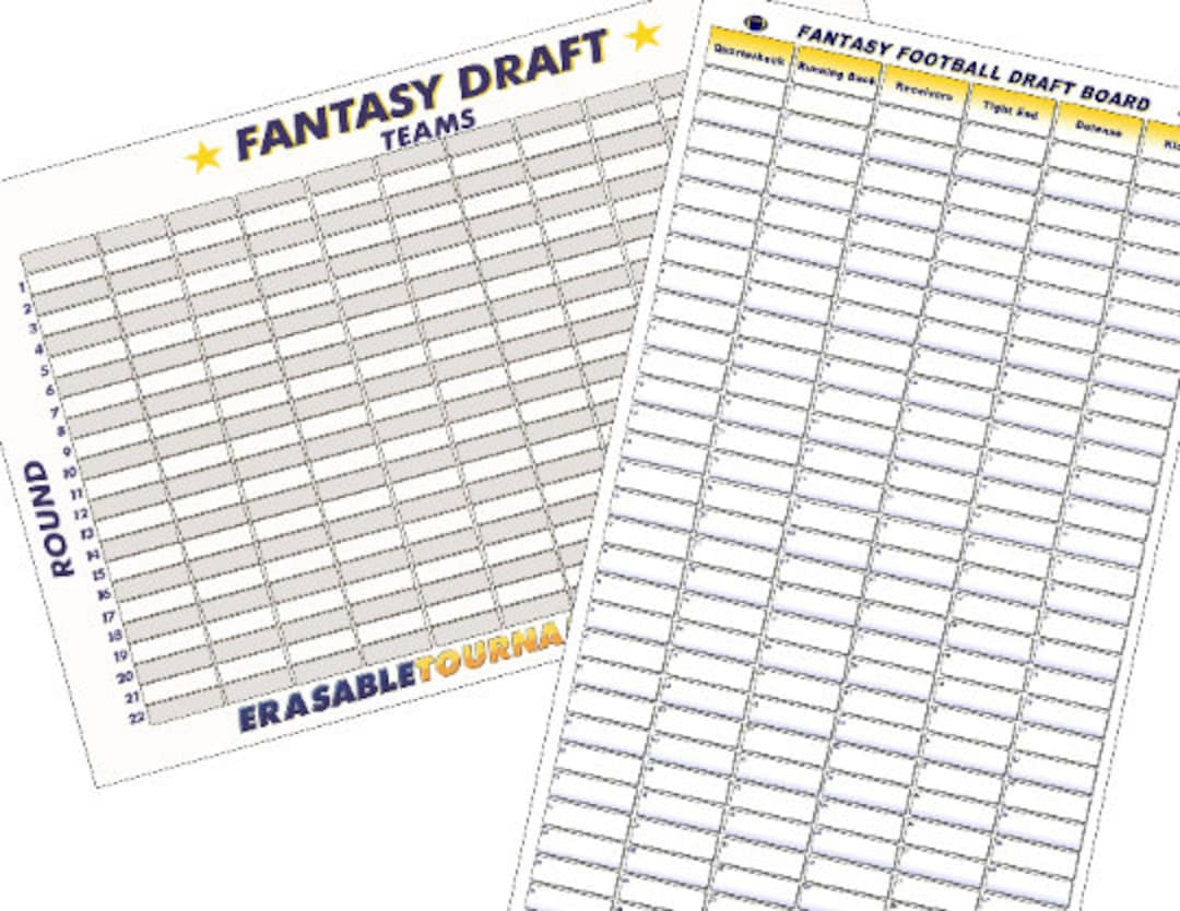 Printable Nfl Fantasy Football Draft Kit 2025 Fantasy Football for Free Fantasy Football Draft Kit Printable