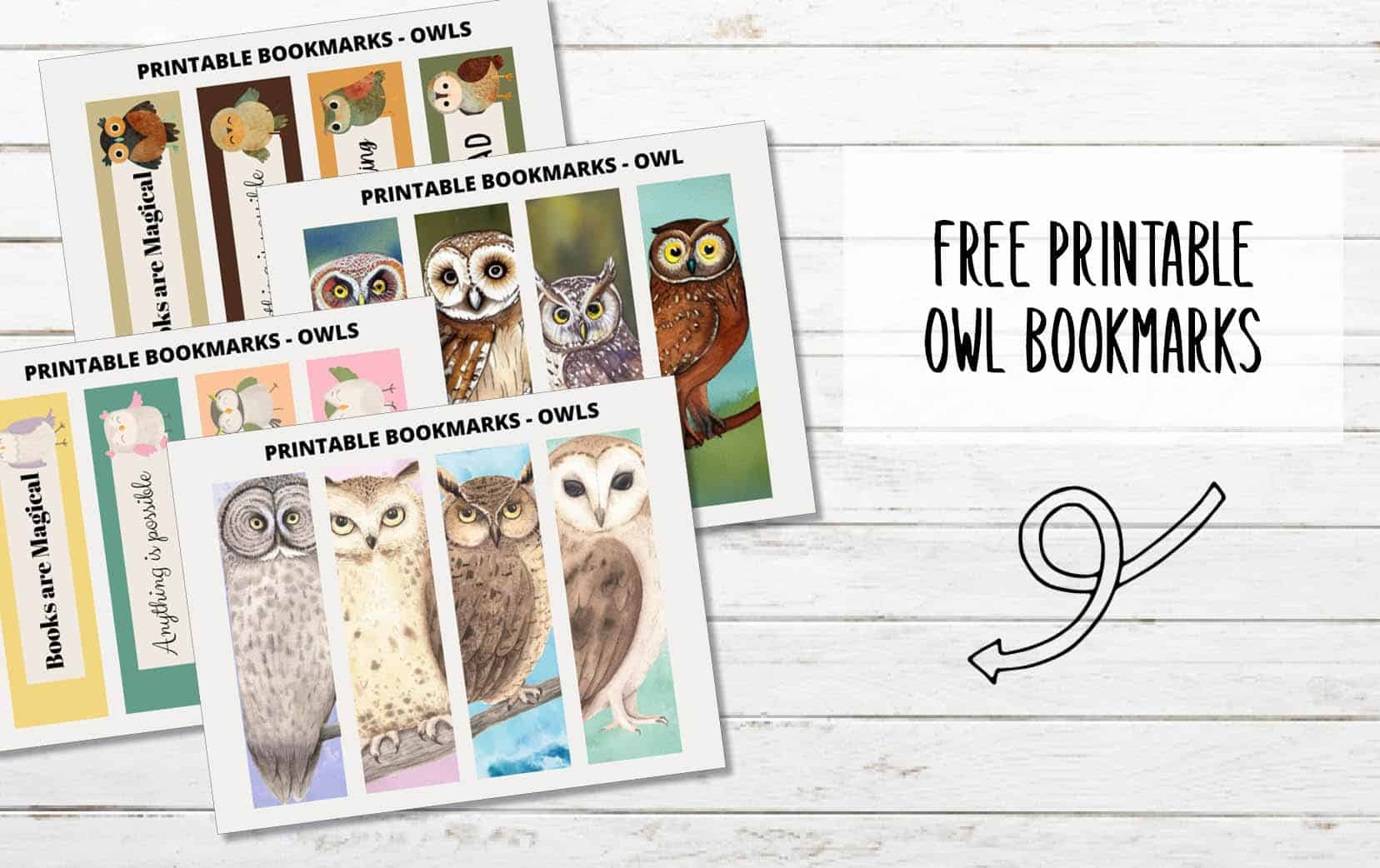 Printable Owl Bookmarks - My Printable Home regarding Free Printable Owl Bookmarks