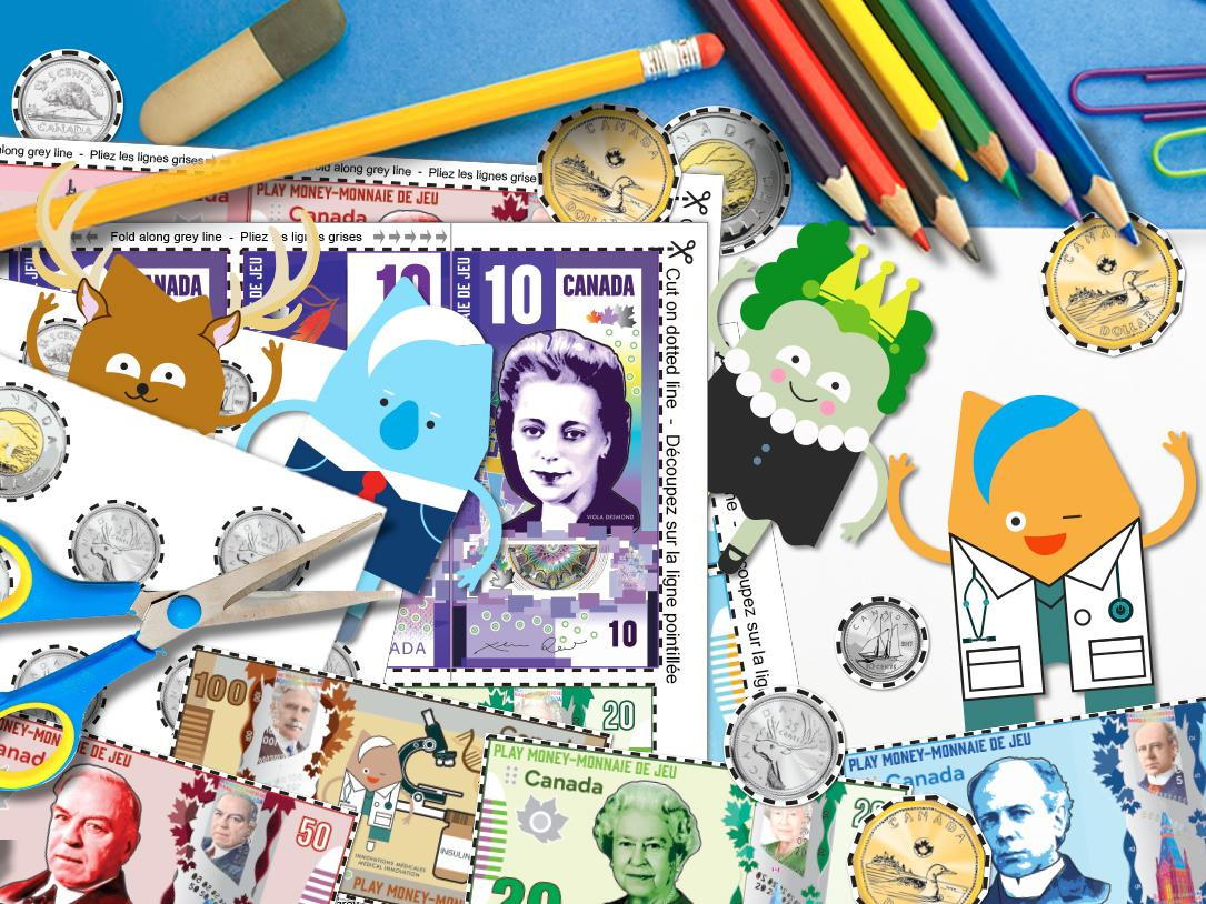 Printable Play Money - Bank Of Canada Museum pertaining to Free Printable Canadian Play Money For Kids