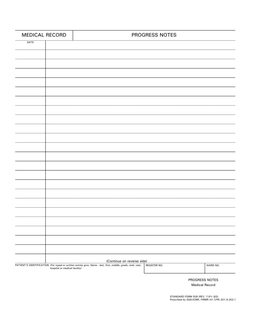 Printable Progress Notes ≡ Fill Out Printable Pdf Forms Online regarding Free Printable Progress Notes